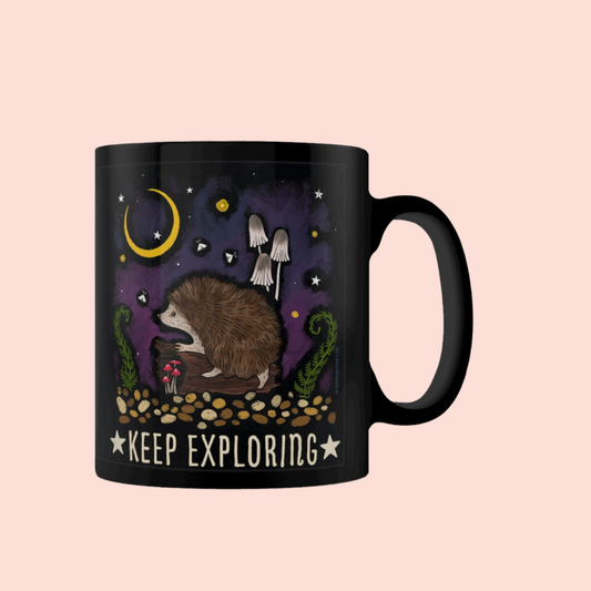Keep Exploring Hedgehog Mug
