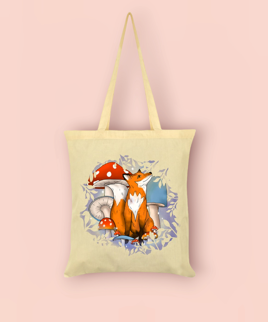 Fox Witches Familiar Tote Bag