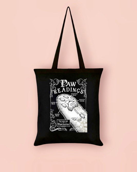Paw Readings Tote Bag