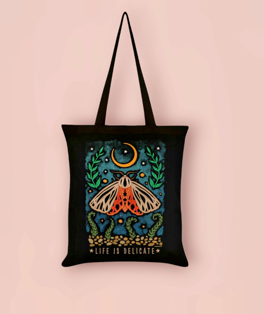 Life Is Delicate Tote Bag