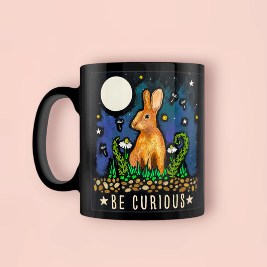 Be Curious Hare Mug