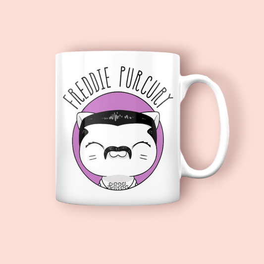 Freddie Purcury Cat Mug