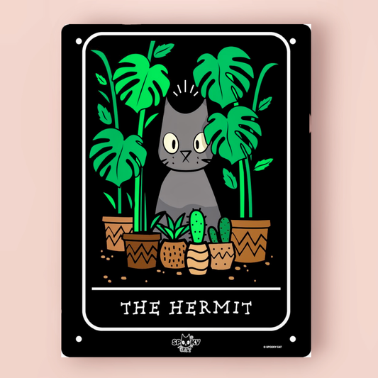 The Hermit Tin Sign