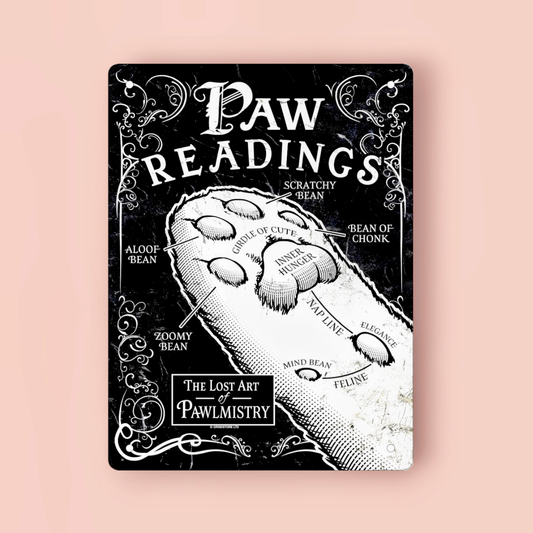 Paw Readings Tin Sign