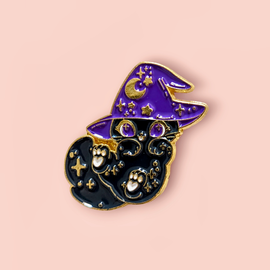 Witches Black Cat Pin