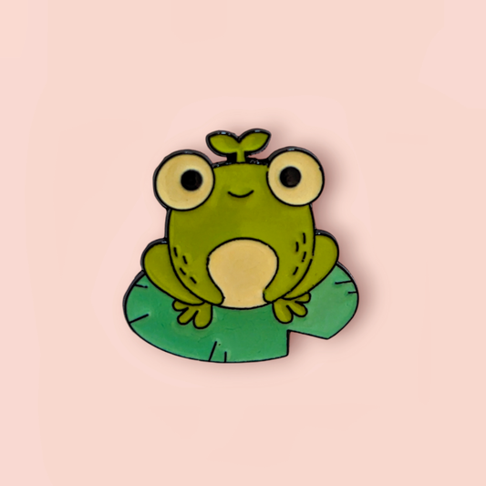 Frog Lily Pad Pin