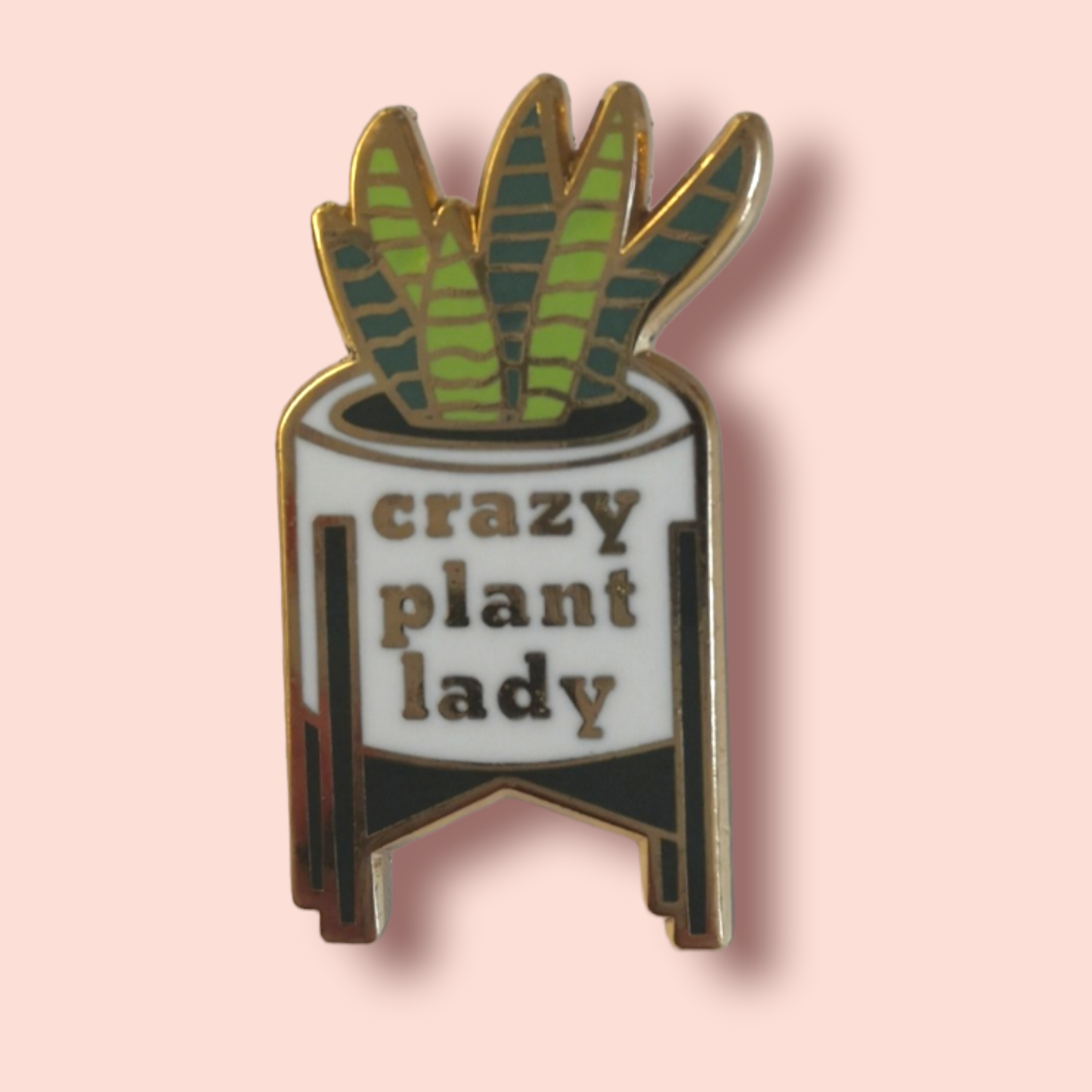 Crazy Plant Lady pin