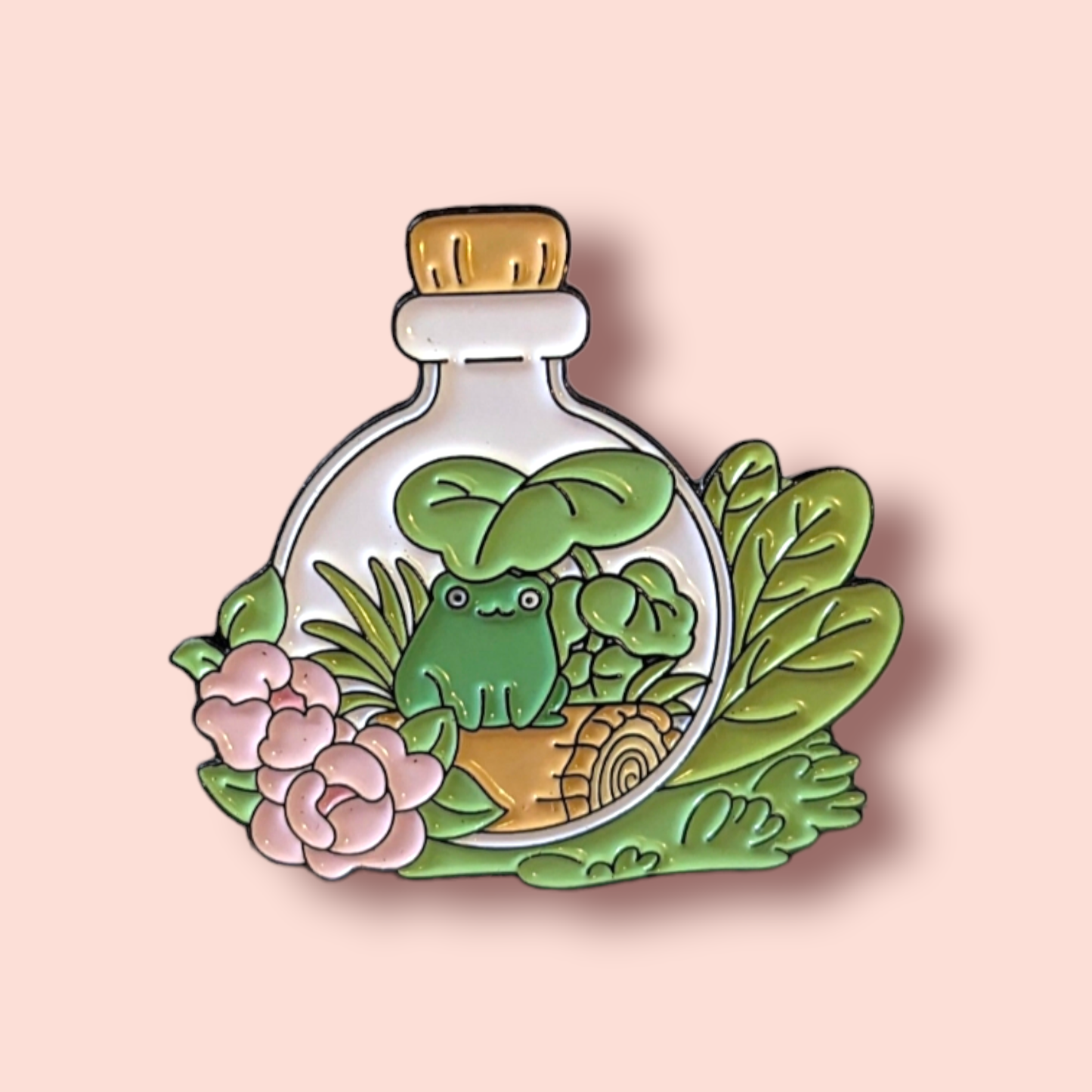 Frog Terrarium Pin