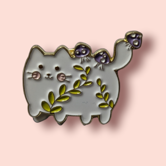 Floral Cat Pin