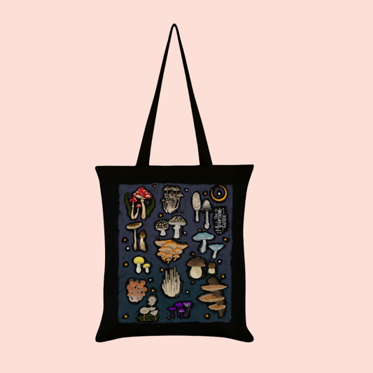 Mushroom Guide Tote Bag