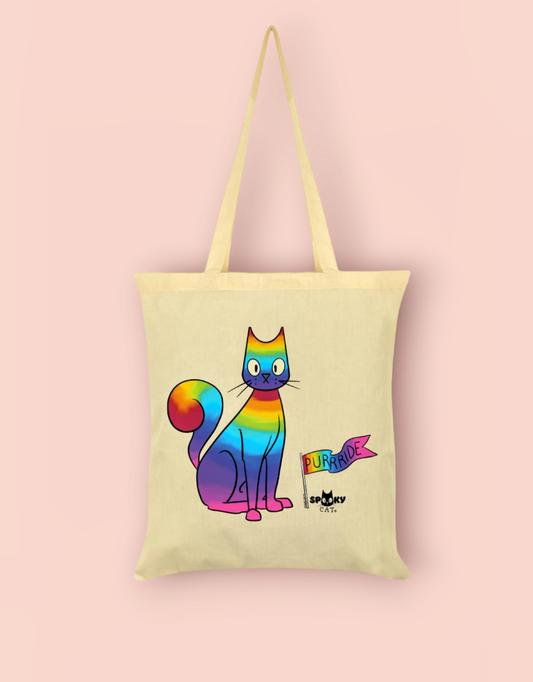 Purrride Cat Tote Bag