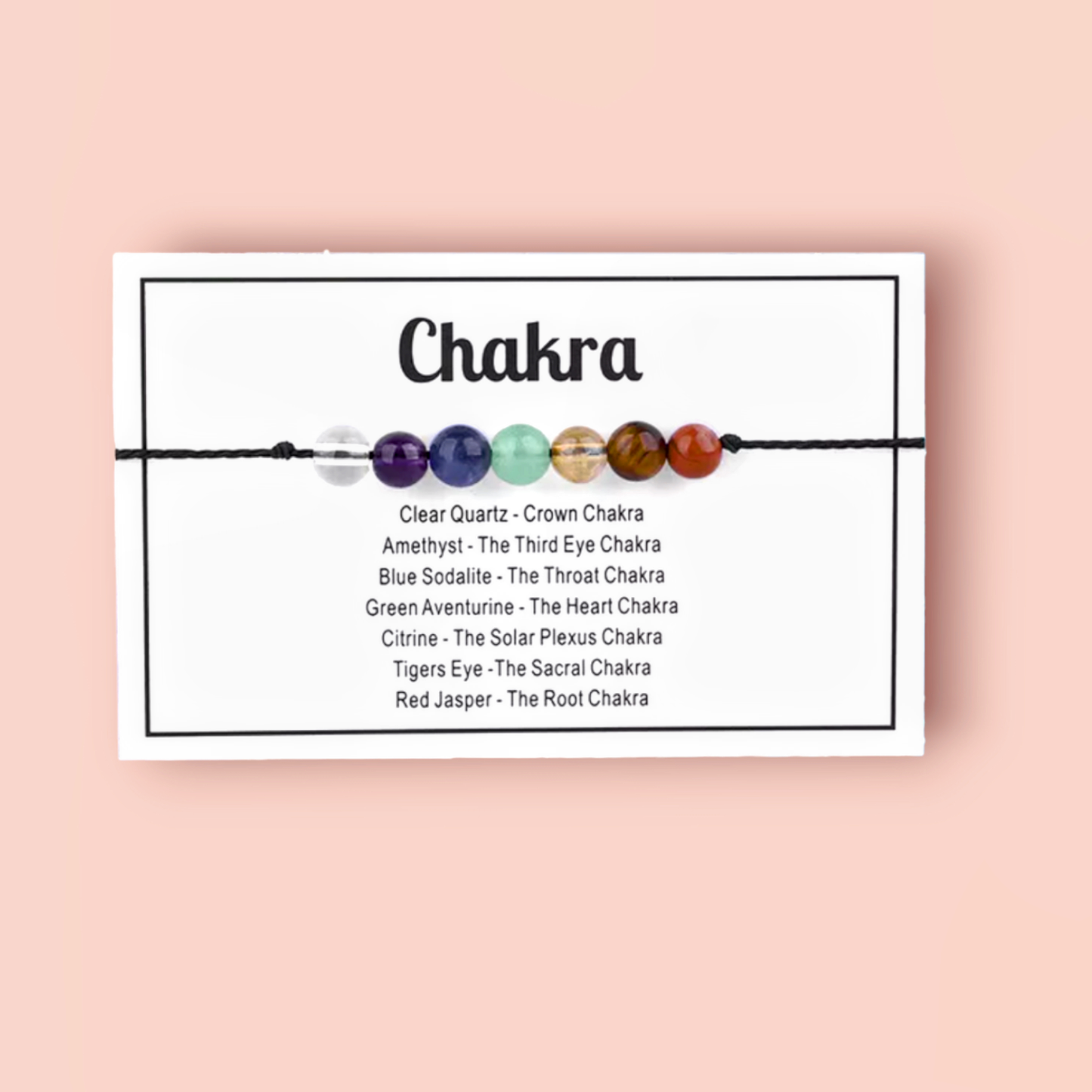 Chakra Balancing Crystal Bracelet