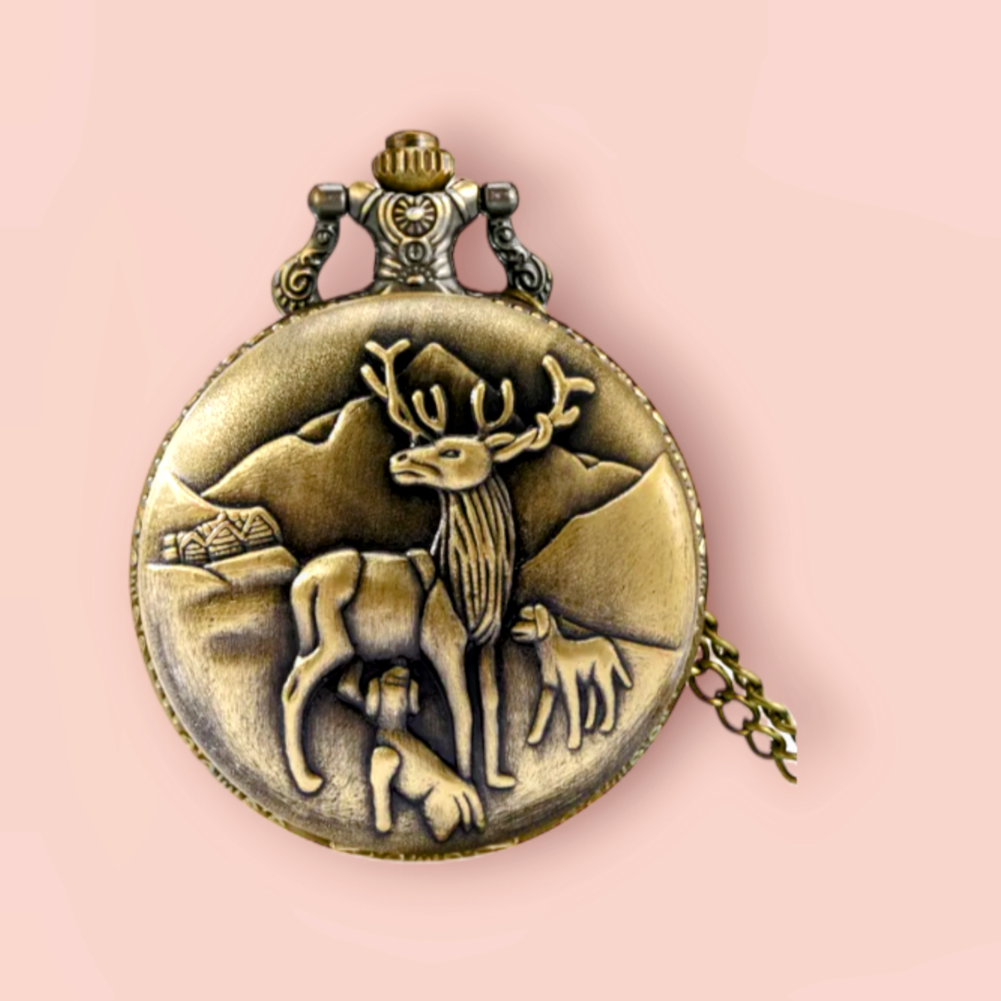 Stag Pocket Watch