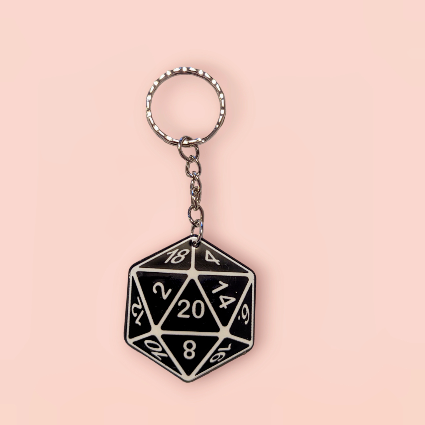 D20 Dice Keyring