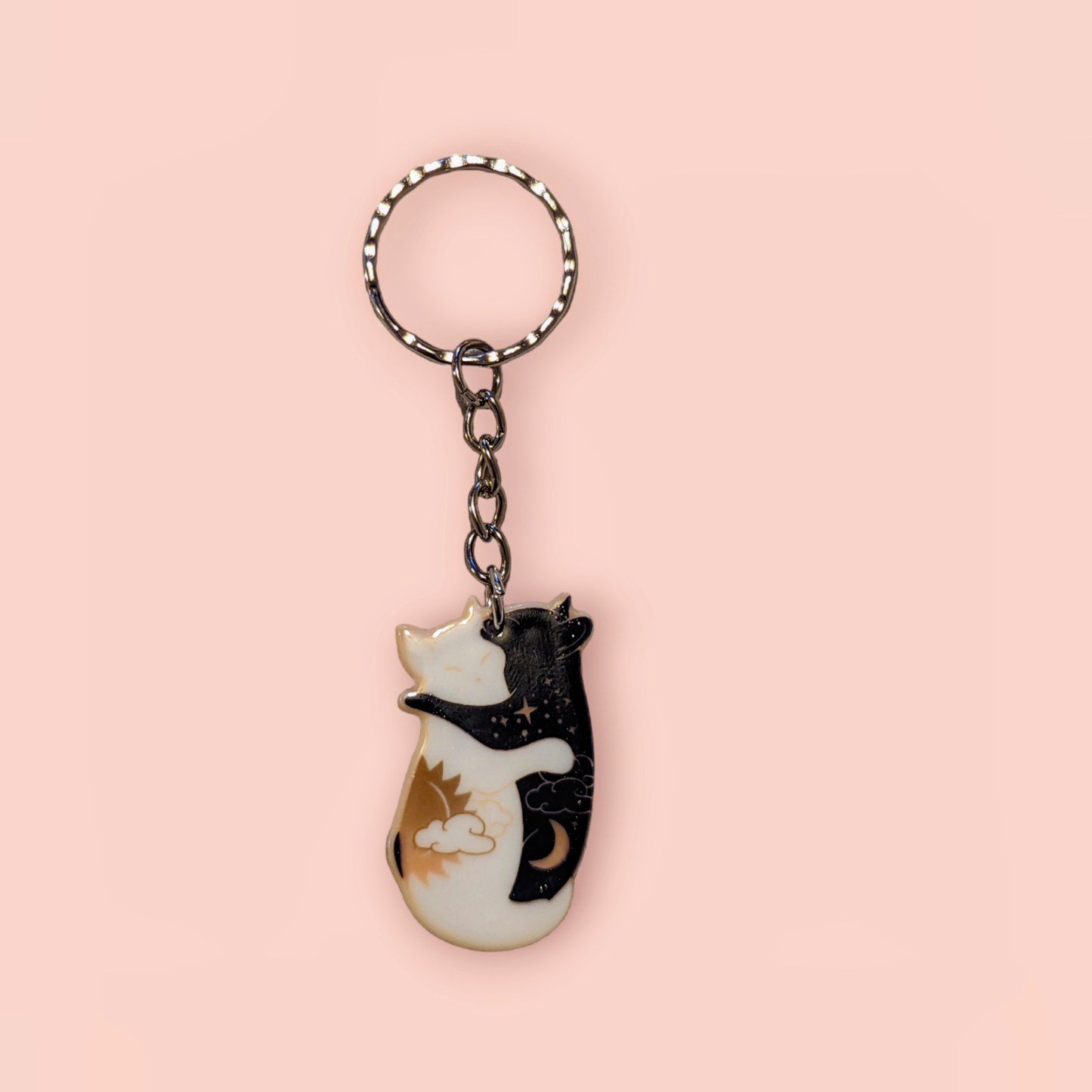 Celestial Cat Keyring