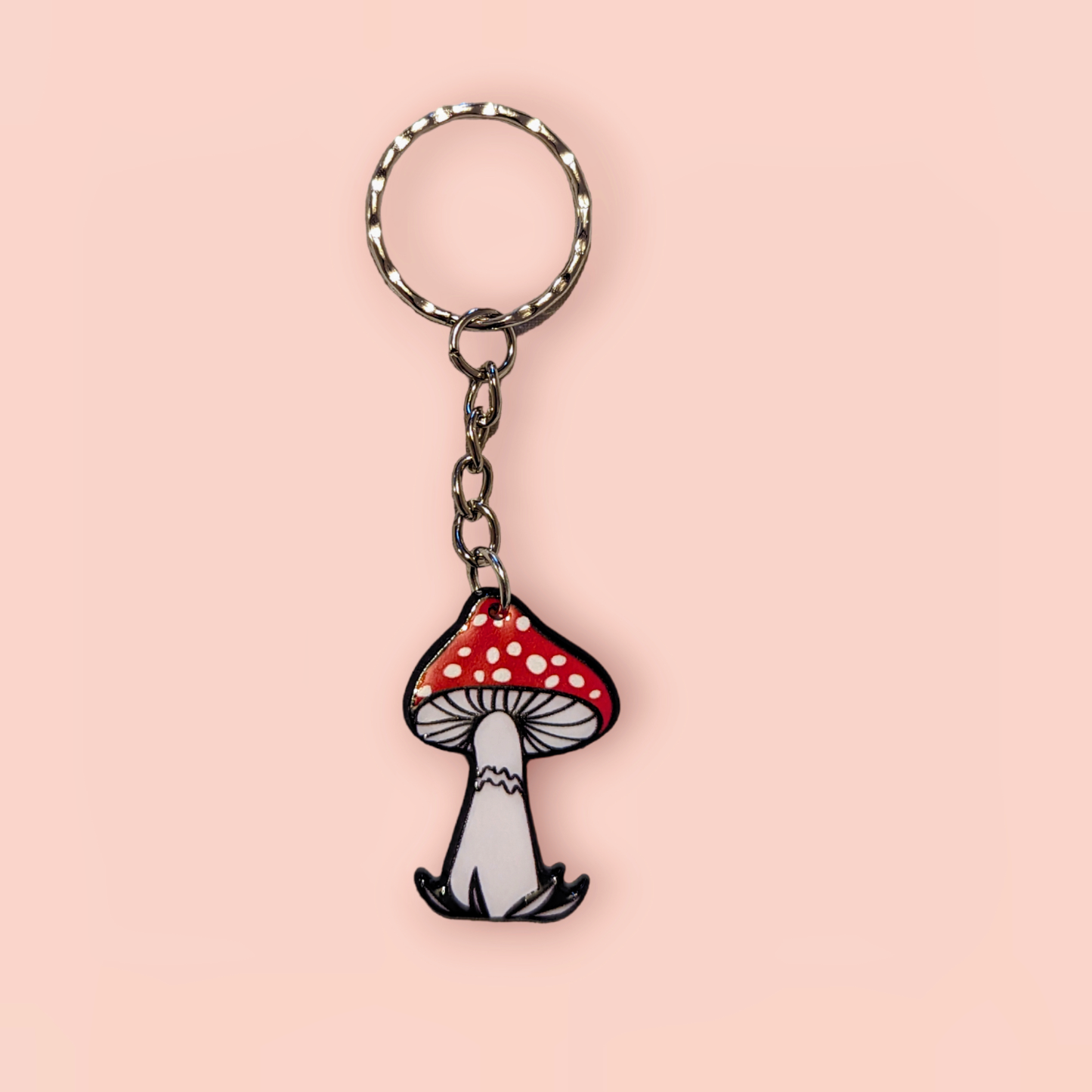 Mushroom Keyring