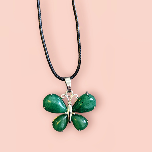 Aventurine Butterfly Necklace