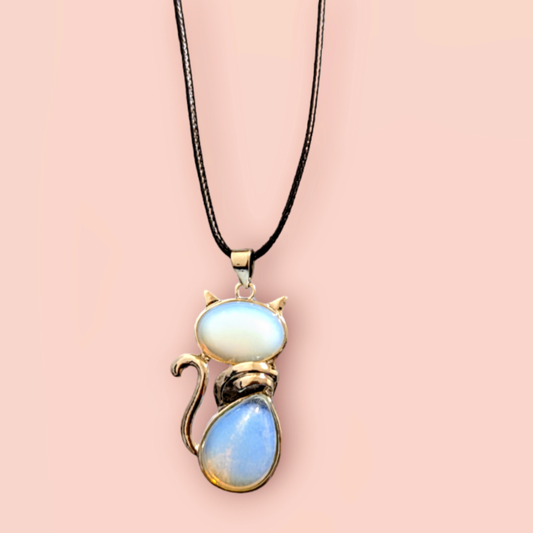 Opalite Cat Necklace