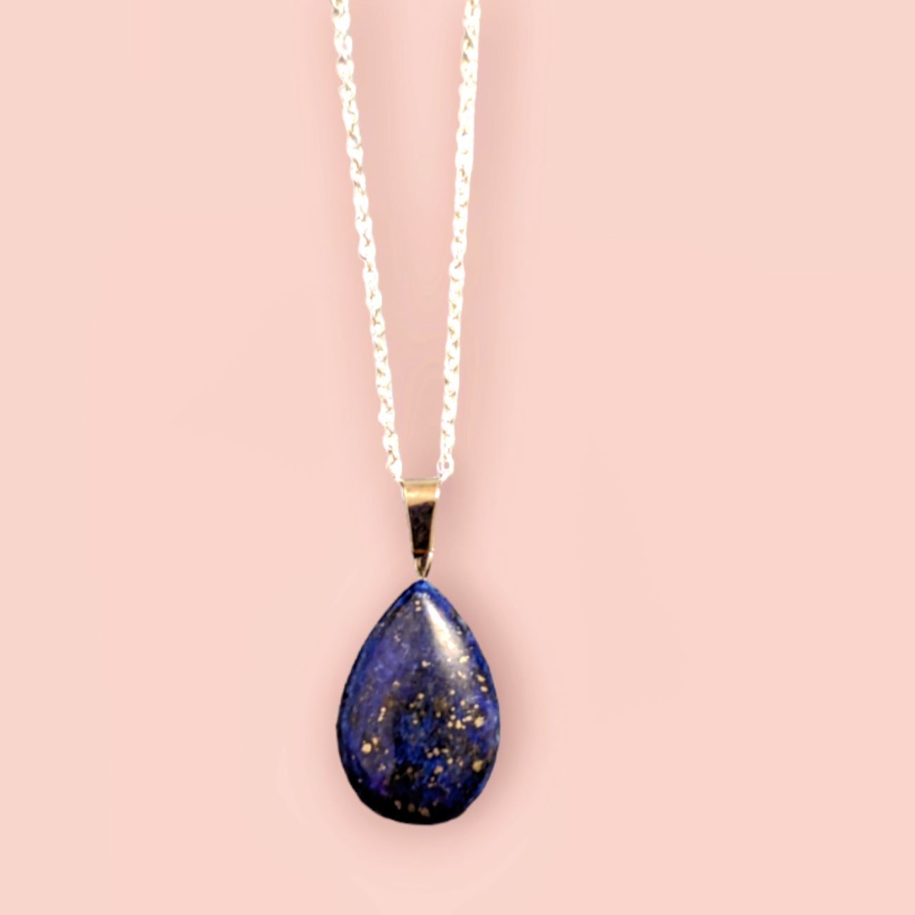 Lapis Lazuli Tear Drop Necklace