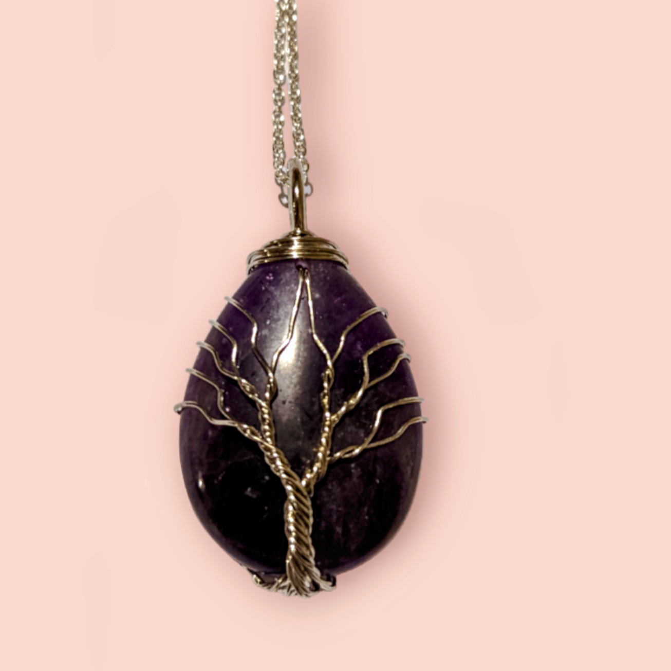 Amethyst Tree of Life Necklace