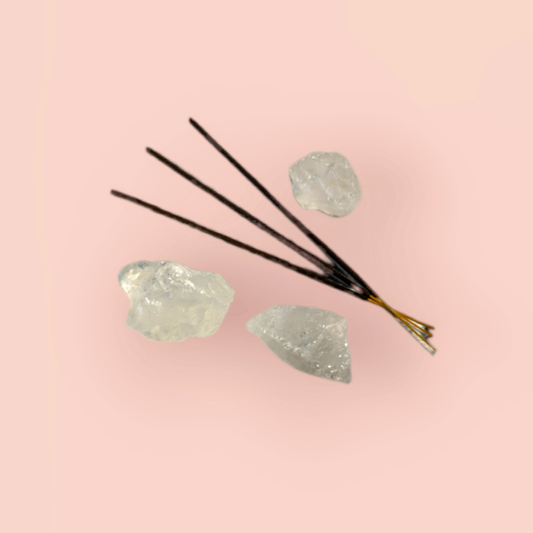 Clear Quartz Incense Holder