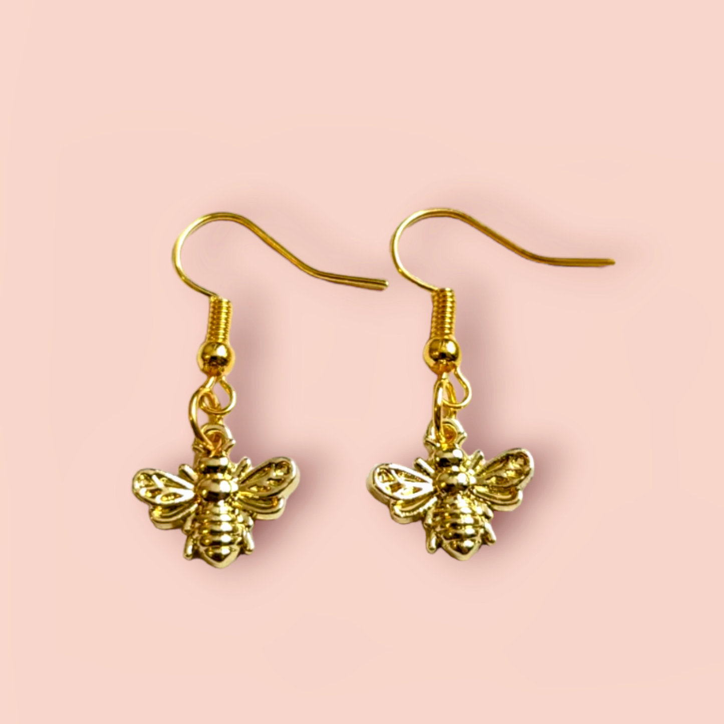 Dainty Bee Hook Earrings