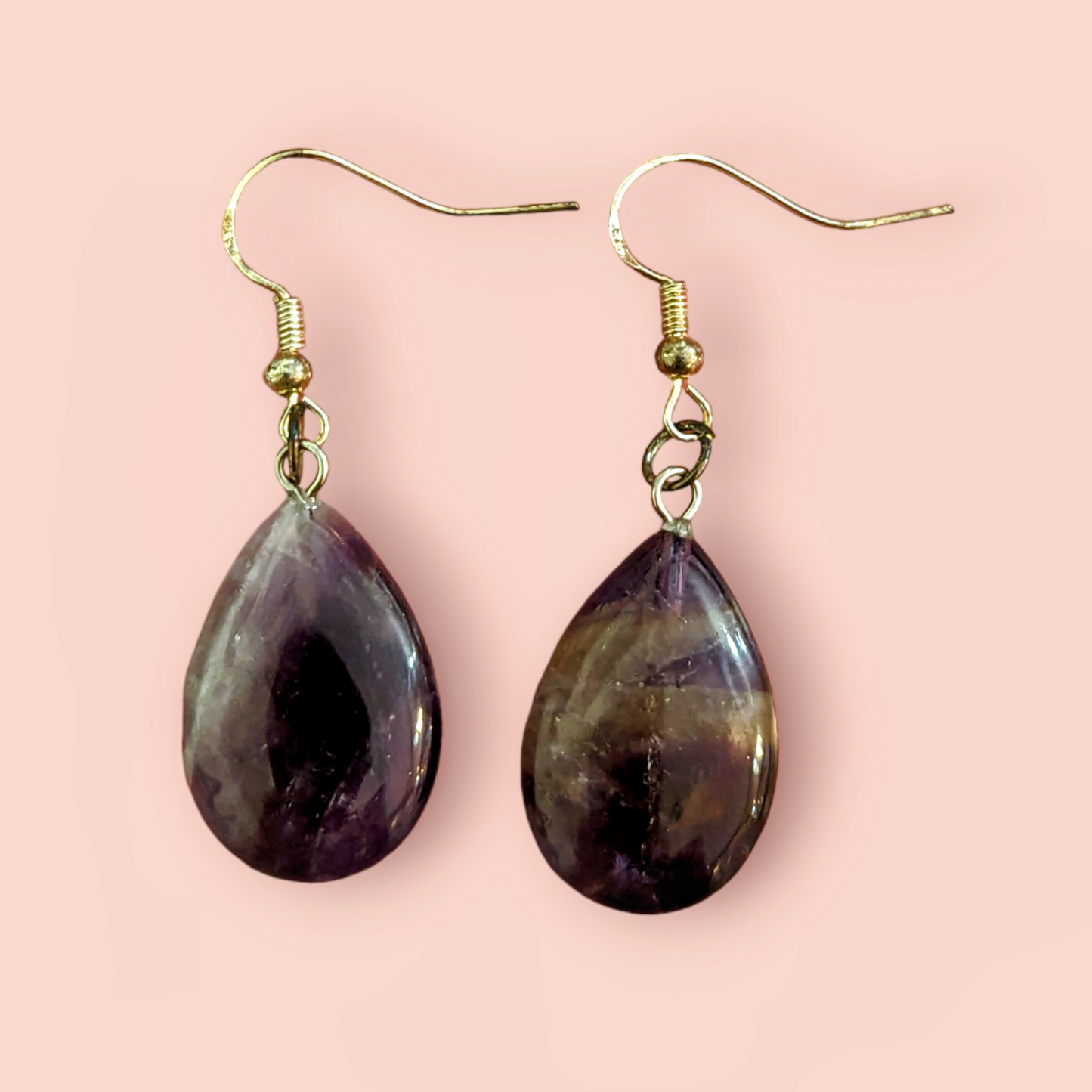 Amethyst Tear Drop Earrings