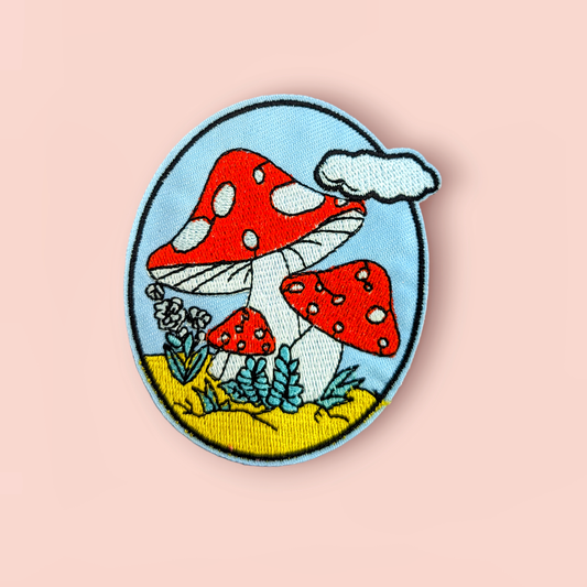 Mushroom Field Iron Patch