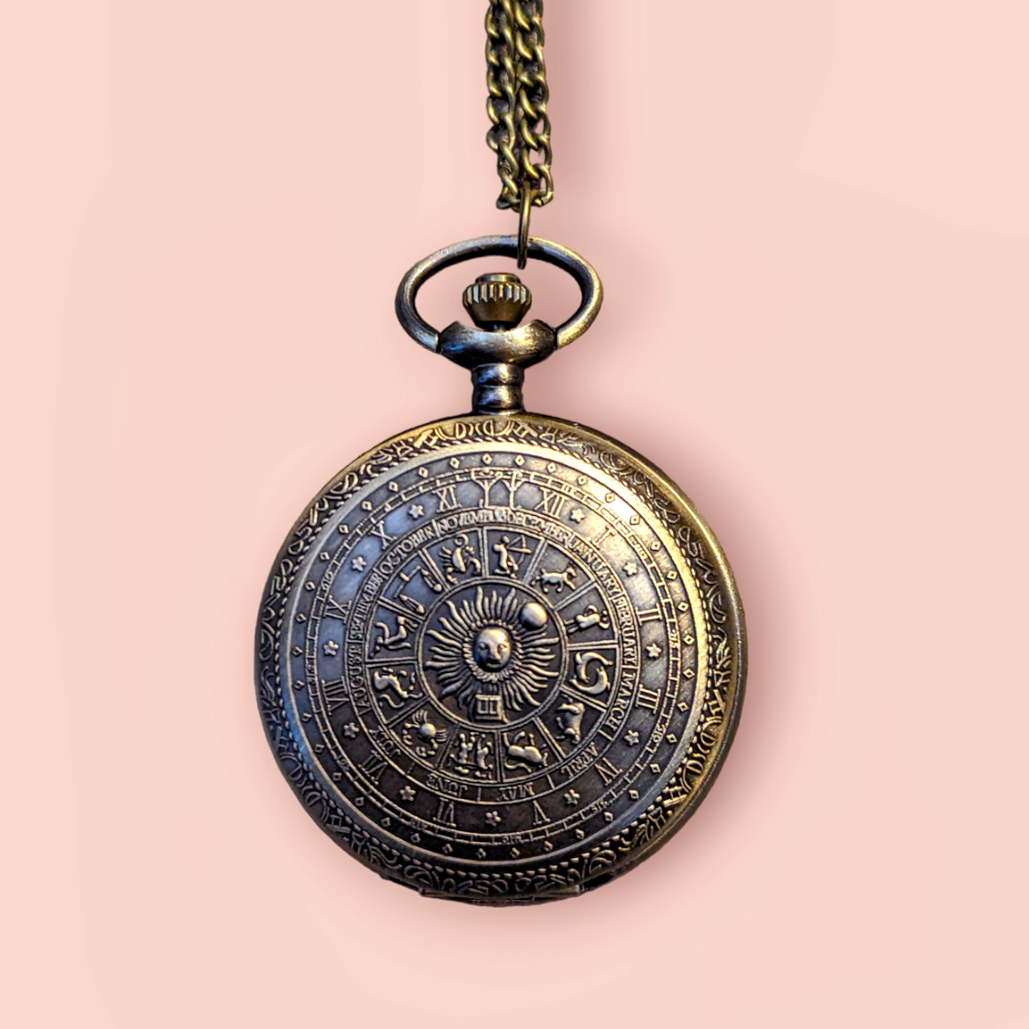 Zodiac Pocket Watch