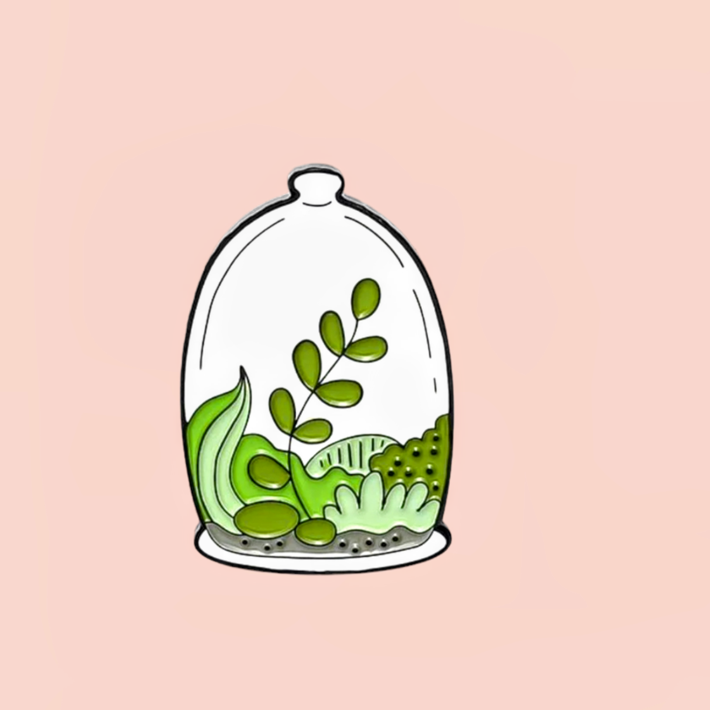 Plant Terrarium Pin