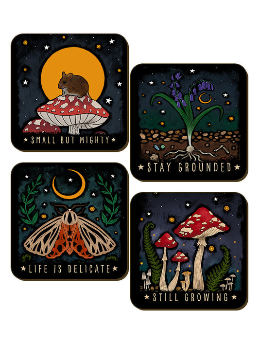 Mushroom Coaster Set