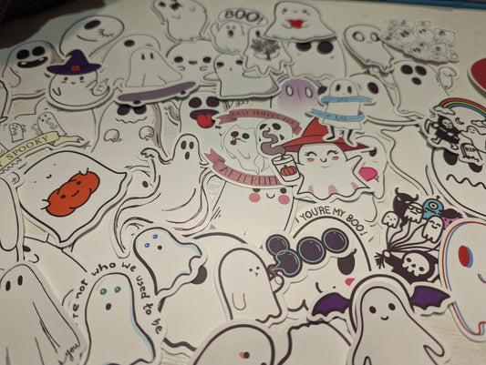 Ghost Halloween Sticker Pack