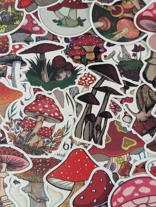 Mushroom Cottagecore Sticker Pack